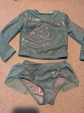 Disney Girls Frozen Elsa Swim bikini set 3T